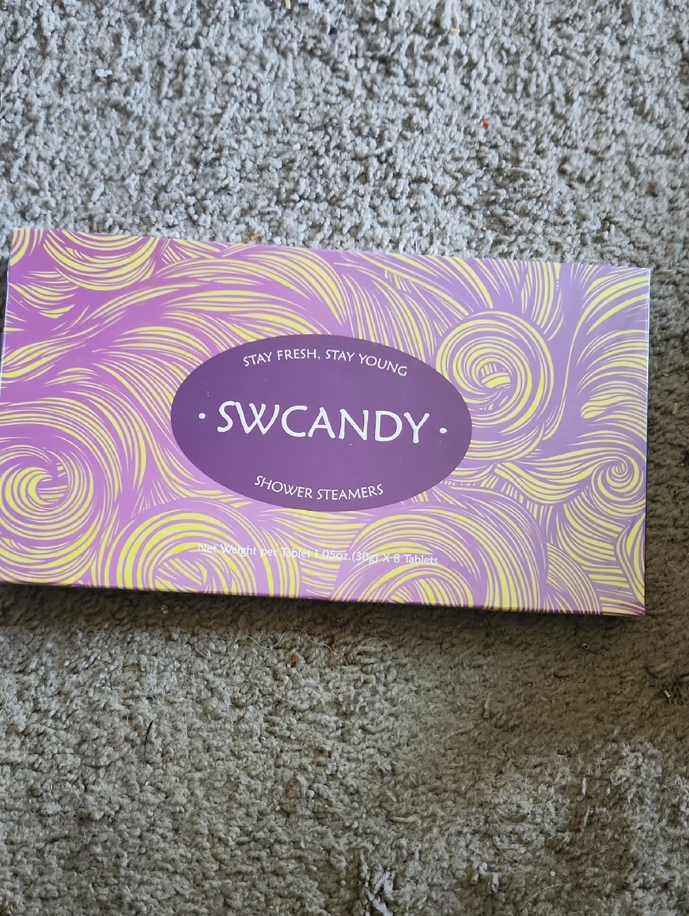 Shower Steamers - Lavender & Yellow Gift Box